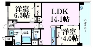 ポラリス松ヶ枝の物件間取画像